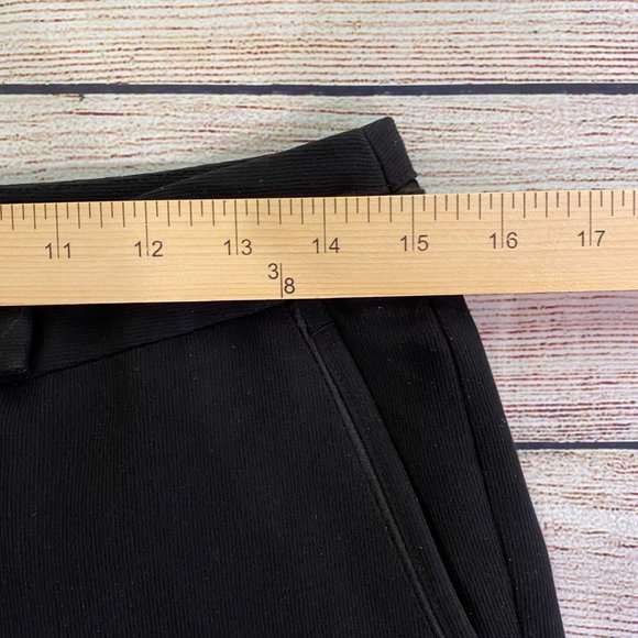 AXCESS by LIZ CLAIBORNE Black Trousers Puddle Pants 4 - Picture 9 of 12